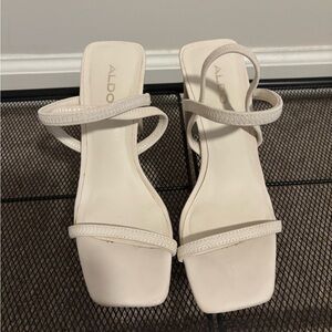 Aldo Women's Elegant Cream Heels